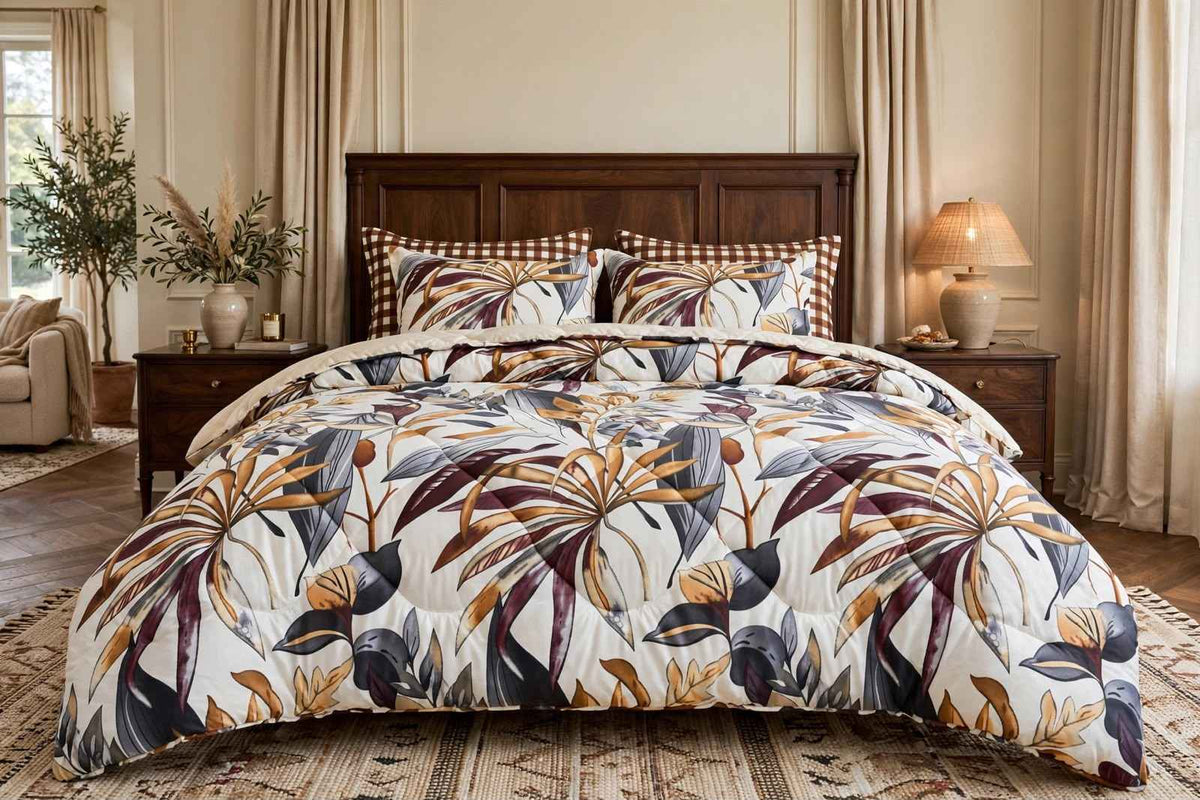 Autumn Botanical Luxe Pure Cotton Duvet Set