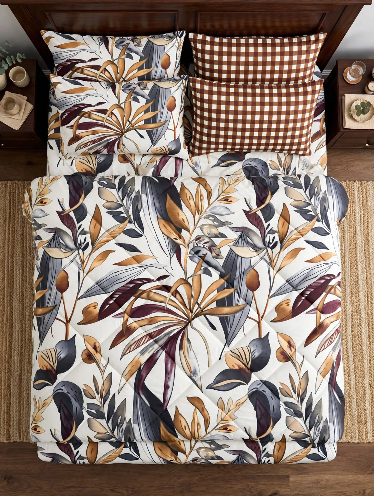 Autumn Botanical Luxe Pure Cotton Duvet Set