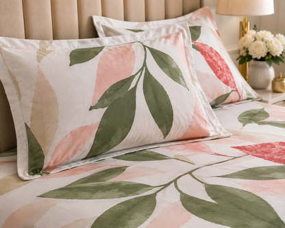 Blush Botanica Premium Botanical Bedsheet Set