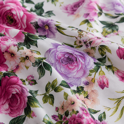 Royal Blossom Premium Floral Bedsheet Set